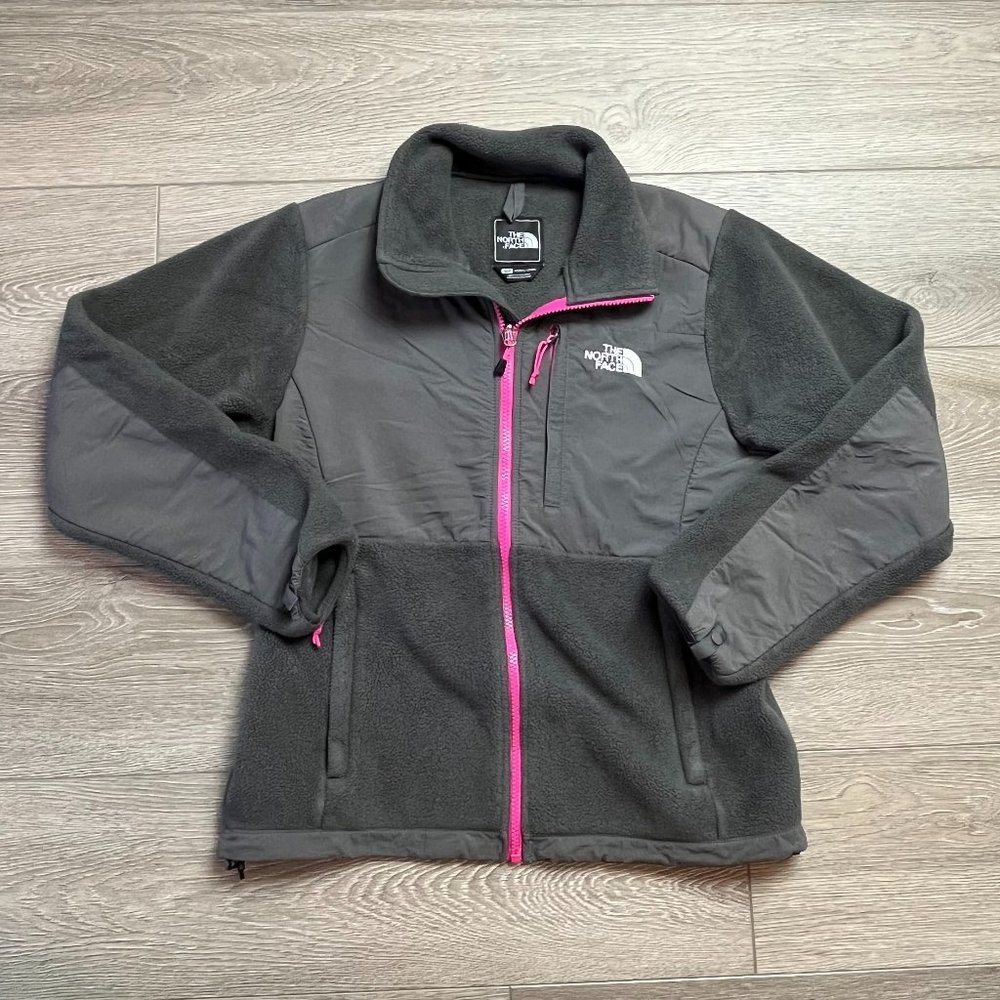 The North Face Denali women jacket S Grey and Pink